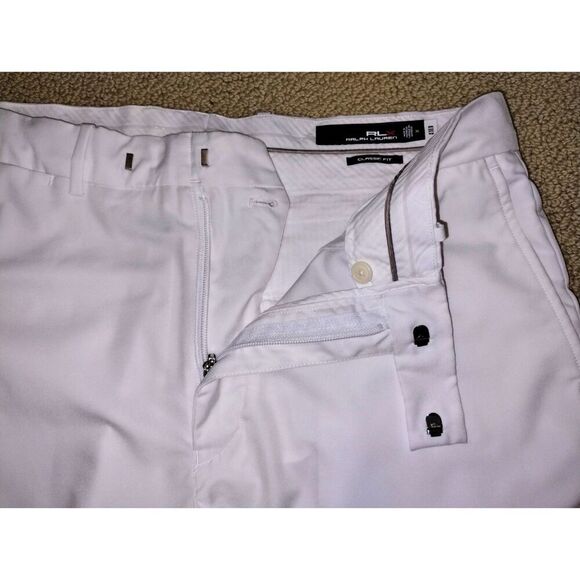 Men's White Ralph Lauren RLX Classic Fit Shorts (Size 34) - Picture 4 of 8